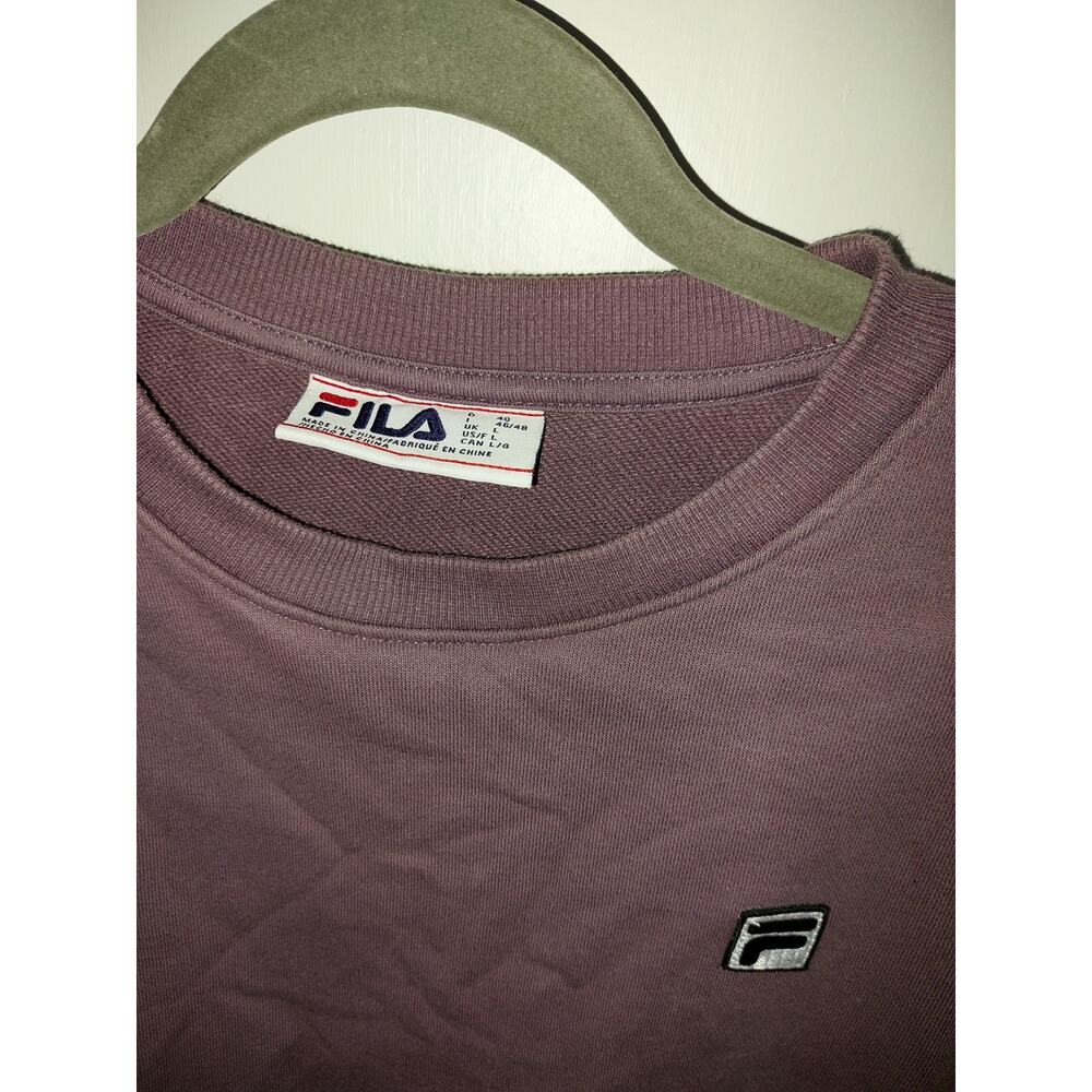 Fila Purple Sweatshirt Woman Size Large View 3